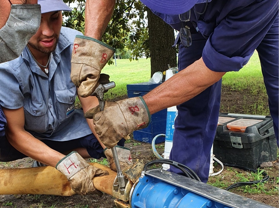 ABSA realizará una importante obra en Berisso y podría haber baja presión de agua en algunos barrios durante este miércoles
