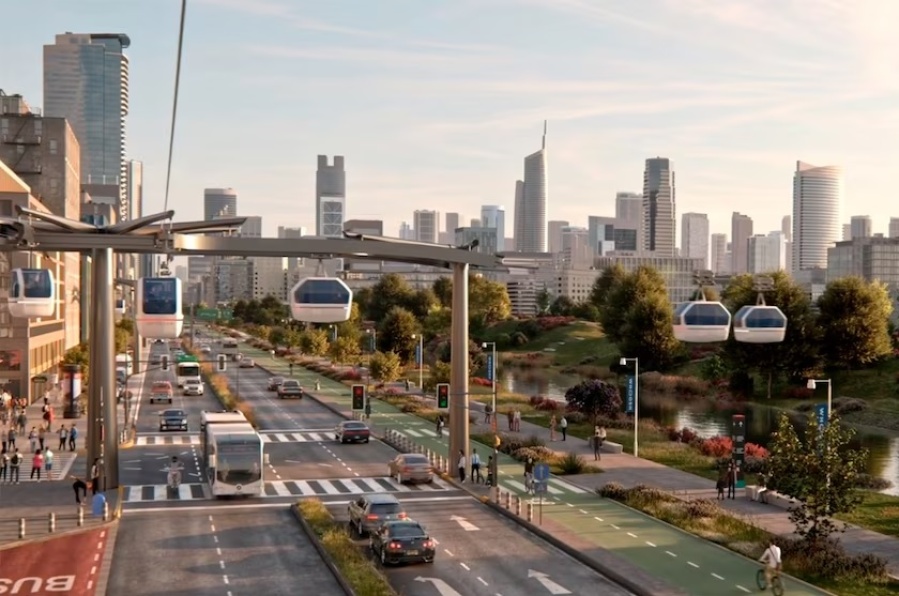 Las ”cabinas voladoras” llegarán a Nueva Zelanda para solucionar la congestión del tráfico