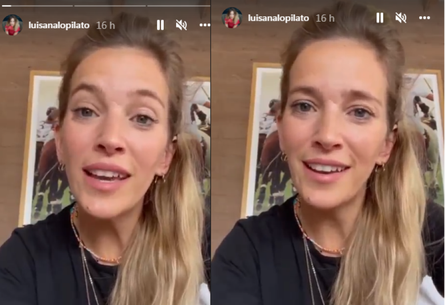 Luisana Lopilato y su familia, con COVID