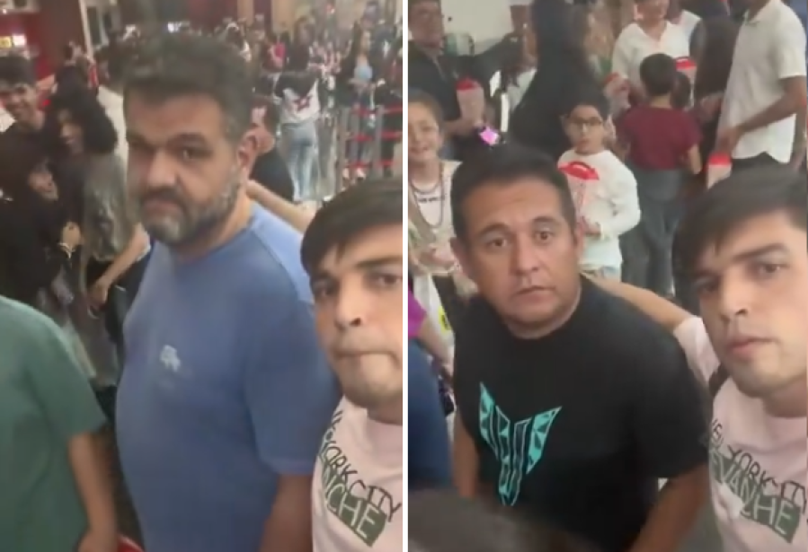 Furor por el joven que fue a sacarse fotos con desconocidos en la fila de entrada al cine: ”Balón de oro ya”
