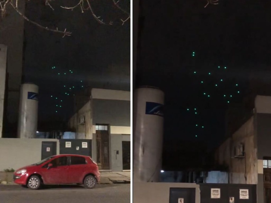 Unas luces parpadeantes sorprendieron en el cielo de La Plata: ¿de qué se trata?