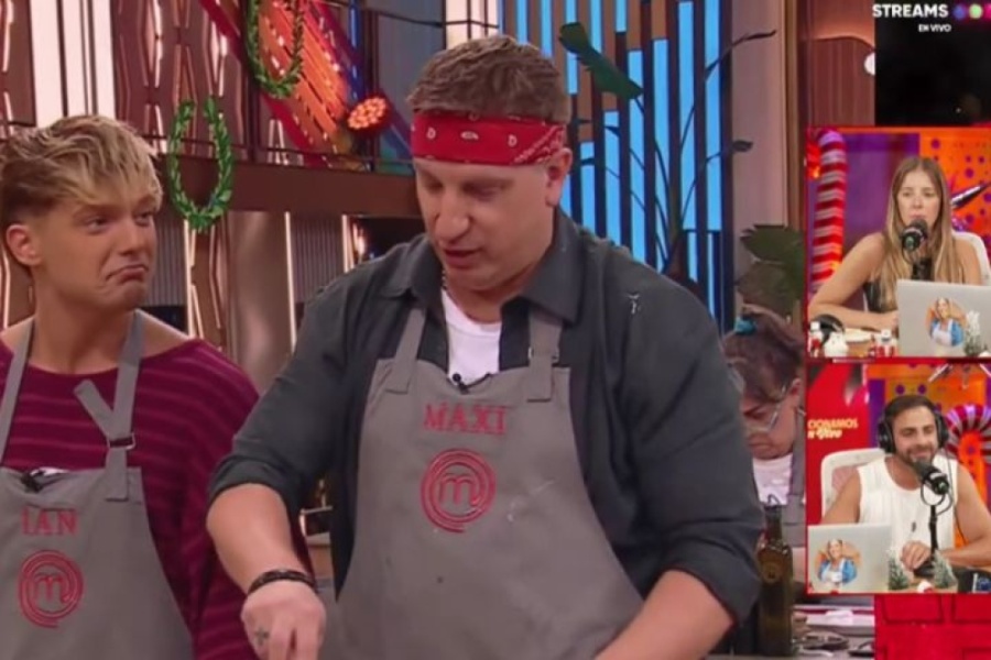 Maxi López contra La China Suárez en MasterChef Celebrity y el stream reaccionó: ¿De qué manera?