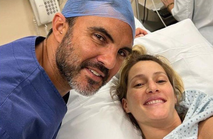 Mica Viciconte compartió videos y fotos de su parto