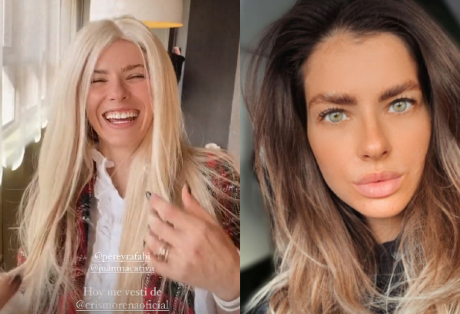 La ”China” Suárez se disfrazó de Cris Morena