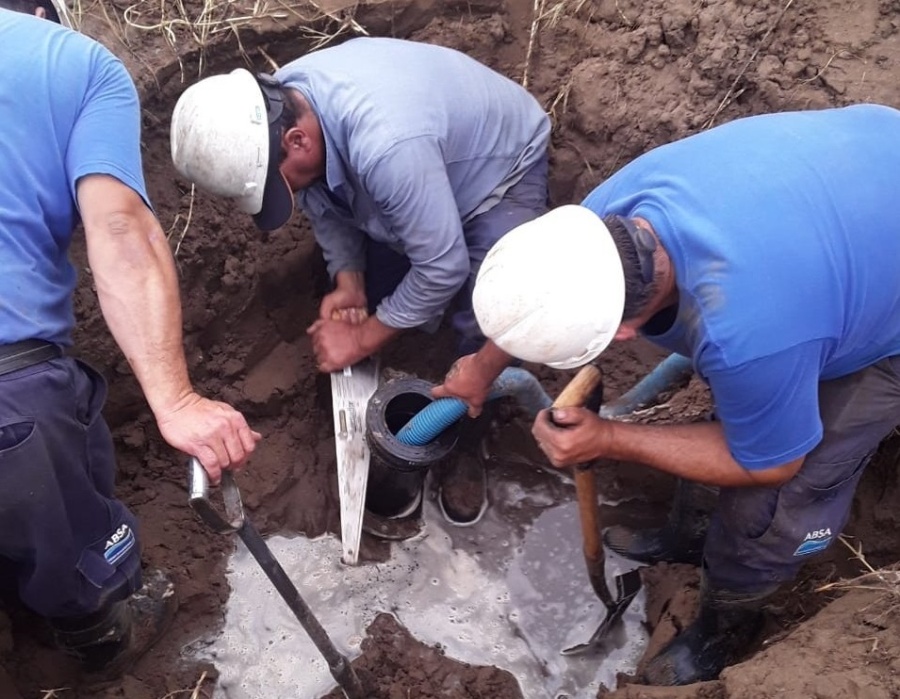 Por trabajos de ABSA, podría haber baja presión de agua en la zona de 20 y 60