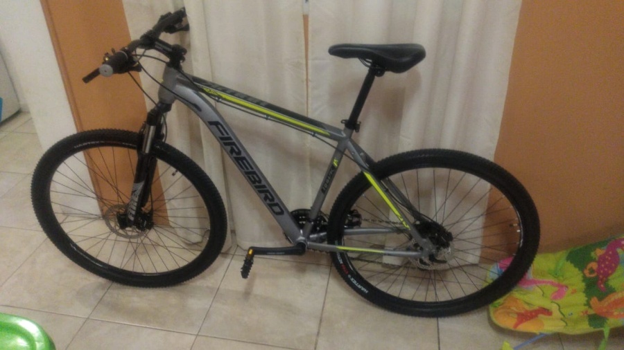 Les robaron la bicicleta del patio de su casa y buscan cámaras de seguridad en la zona de 13 y 79