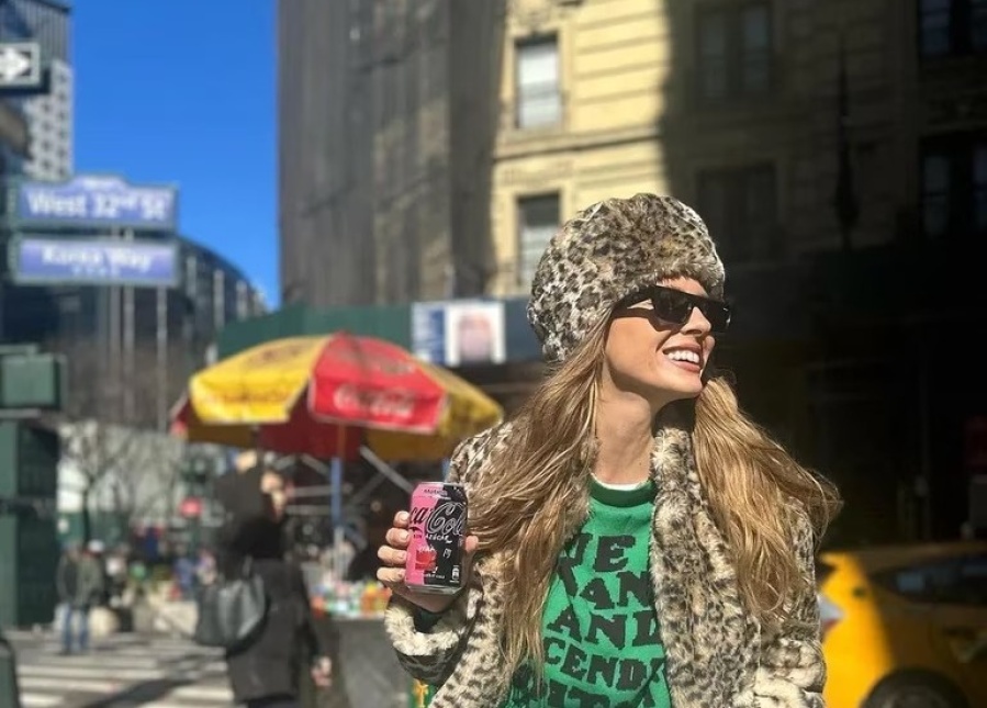 De paseo en Nueva York, la China Suárez compartió una situación insólita con una canción de Rusherking