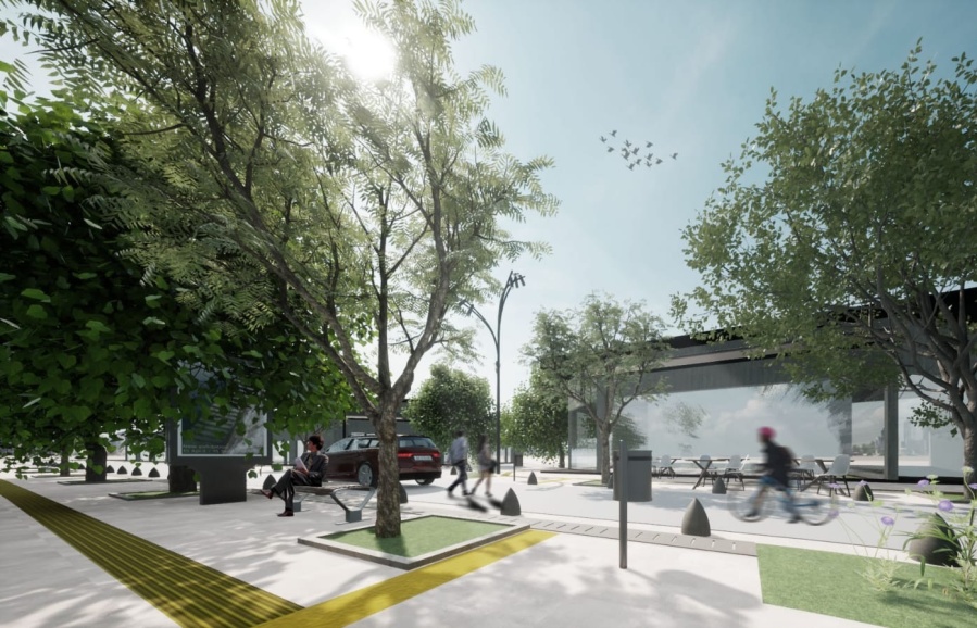 La renovación del centro comercial de City Bell comenzará la próxima semana: durará más de 6 meses y así quedará la Cantilo