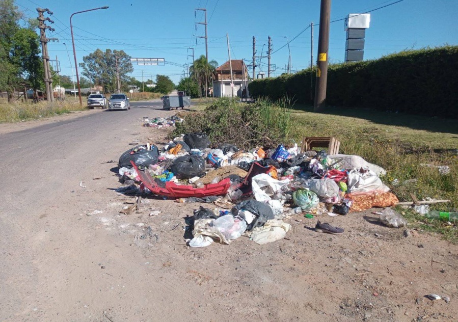 ”¿Les agrada llegar a su casa y encontrarse con esto?”: la bronca de un vecino de Los Hornos por un terrible basural