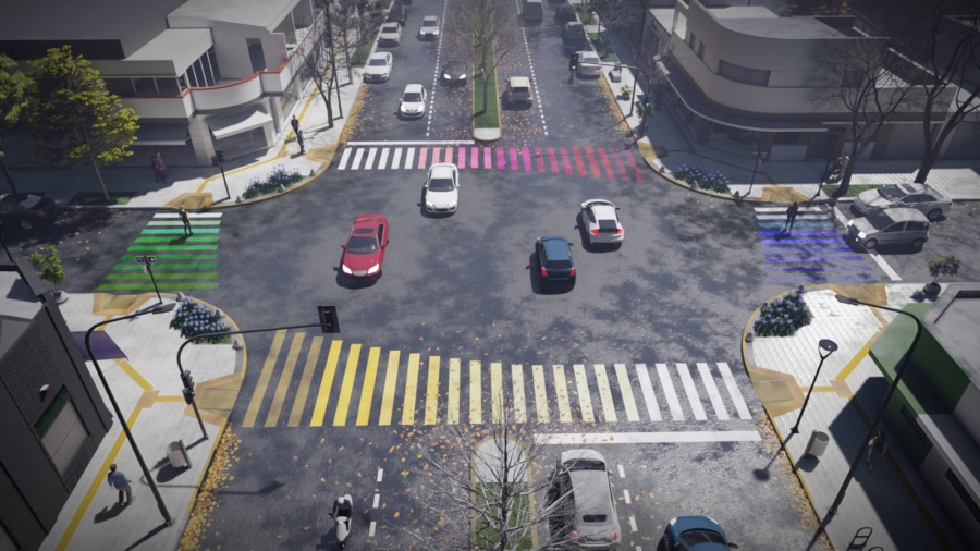 Así luciría el renovado centro comercial de Villa Elvira y tendría un color distintivo para ganar en identidad propia