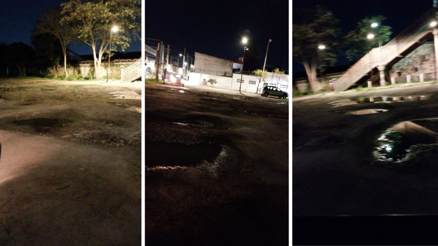 Vecinos denuncian por pozos de un metro de diámetro en Tolosa