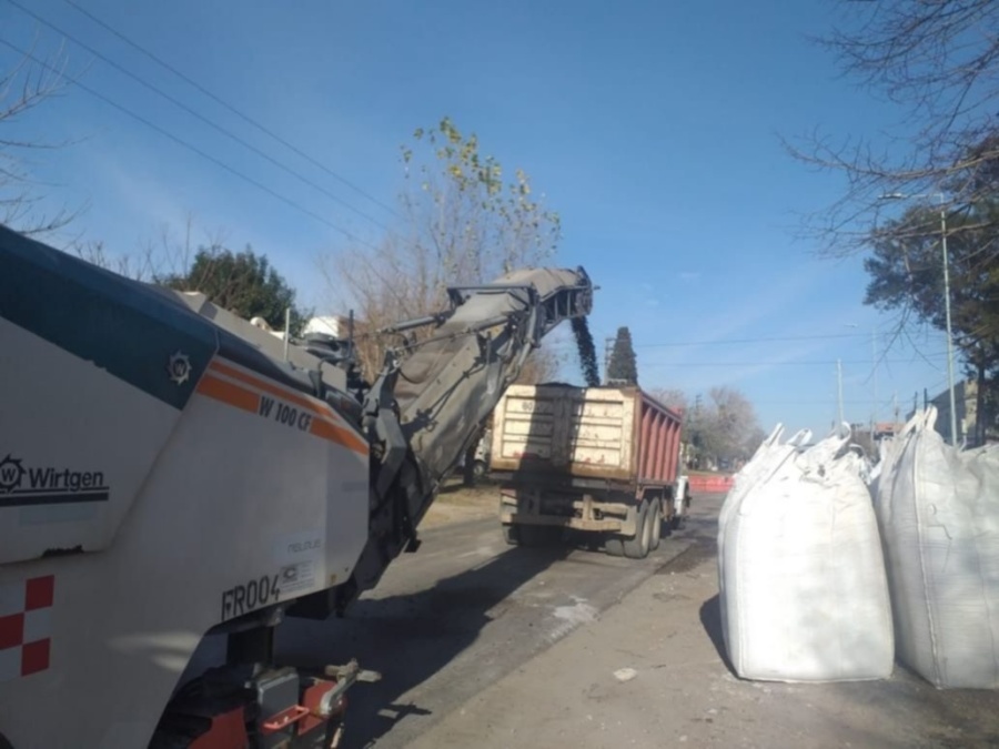Arrancó una importante obra en San Carlos y habrá cortes sobre la avenida 32 durante tres meses