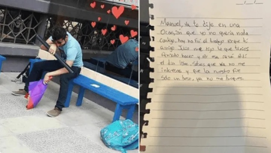 Quiso ser romántico, sorprender a la chica que le gustaba pero ella fue contundente: ”No me interesas, solo fue un beso”