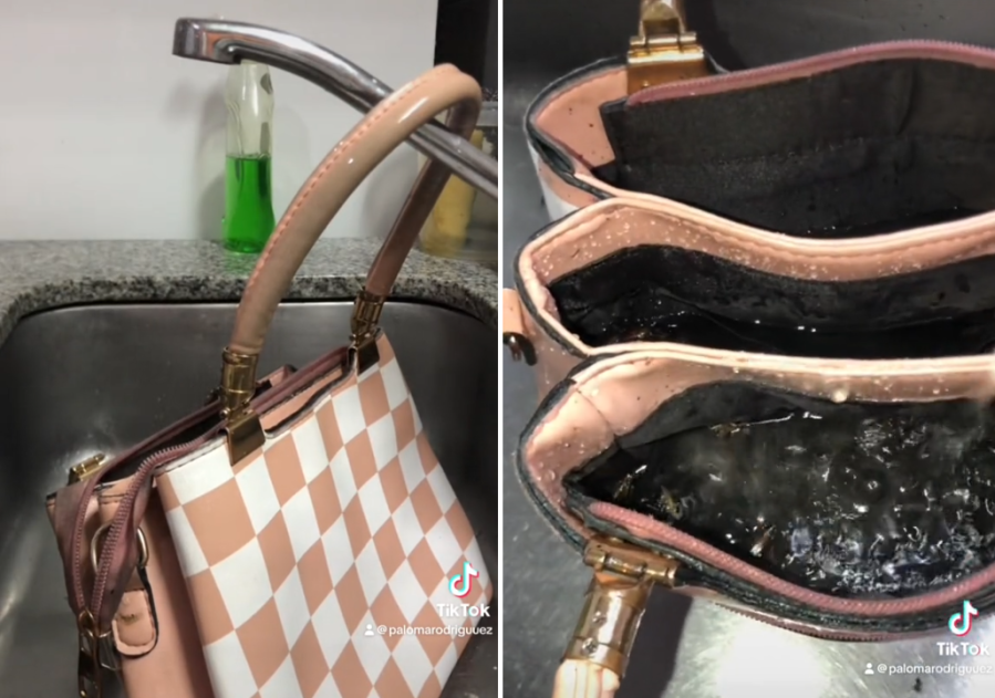 Compró una cartera en la feria y quedó shockeada por lo que había en el interior: ”Casi me muero del asco”