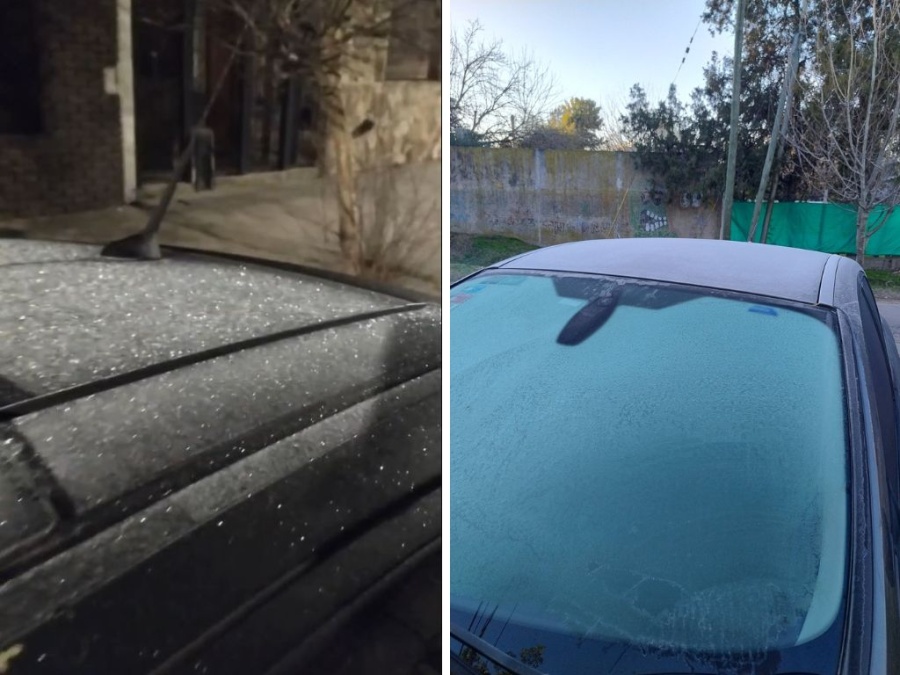El día ”más frío de la semana” sorprendió a los platenses con heladas y escarchas