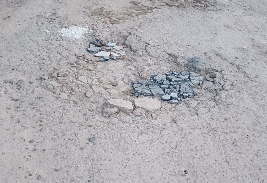 En 150 y 45 reclamaron por la gran cantidad de pozos