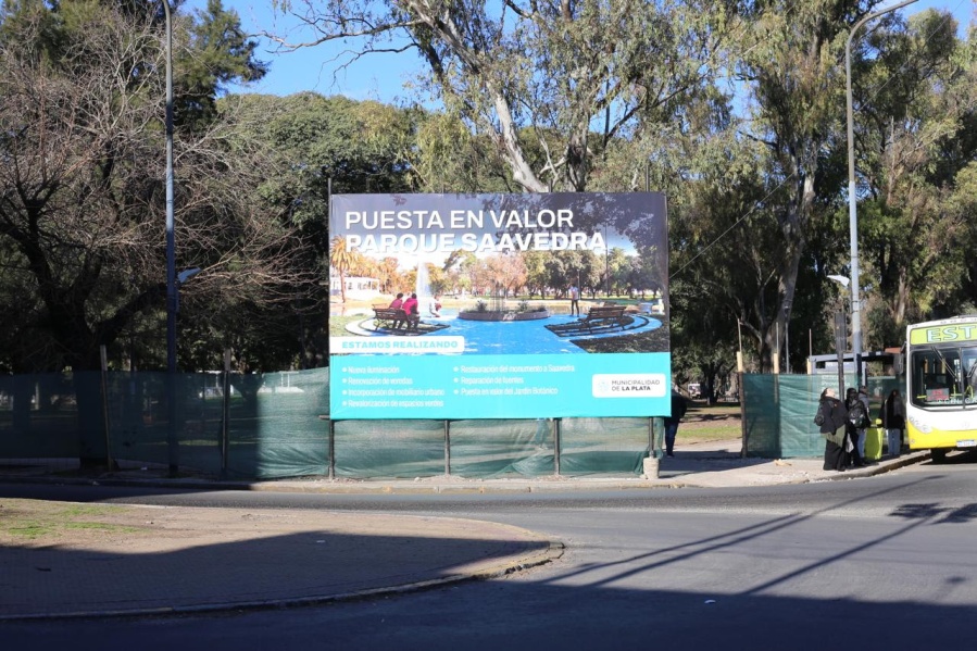 Cerraron el Parque Saavedra para iniciar con las tareas de renovación del predio