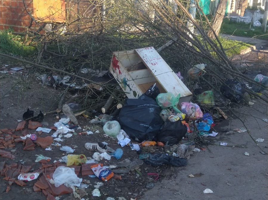 La falta de recolección de basura molesta a quienes viven por 136 y 57: ”hace cuatro días no levantan”