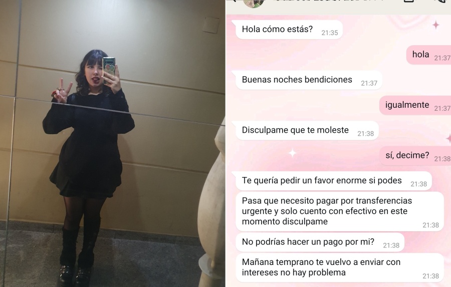 La quisieron estafar por Whatsapp, le mostró cuánta plata tenía y su respuesta fue viral: ”Justo la más...”