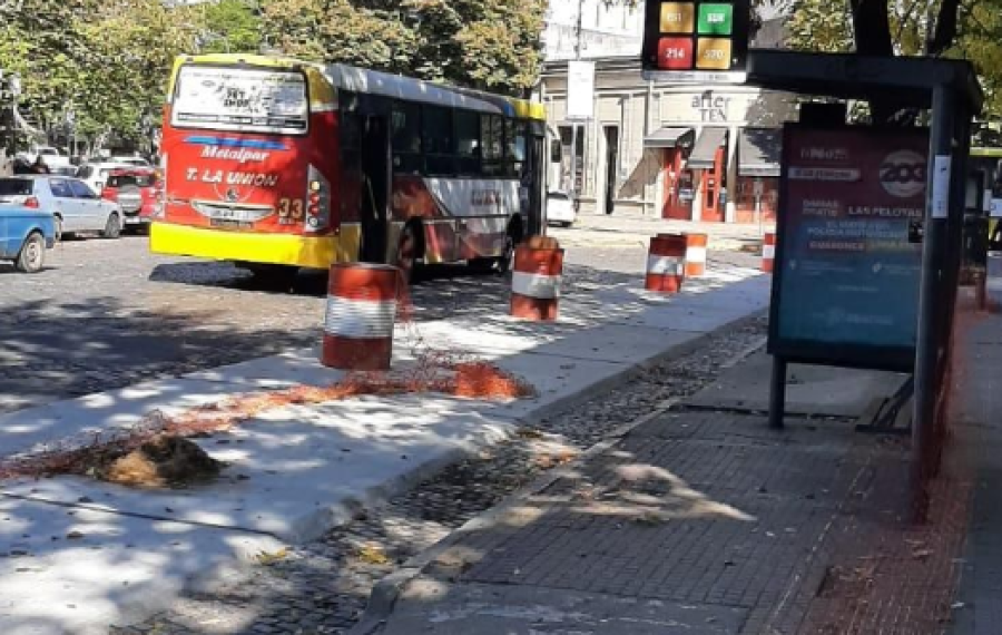 Estudiantes platenses se quejaron por la 'reorganización de emergencia' de las paradas de micros de Plaza Rocha