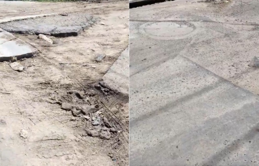 Alertaron por el estado de una calle de Villa Elvira: ”Ya hubo dos accidentes por este desastre”