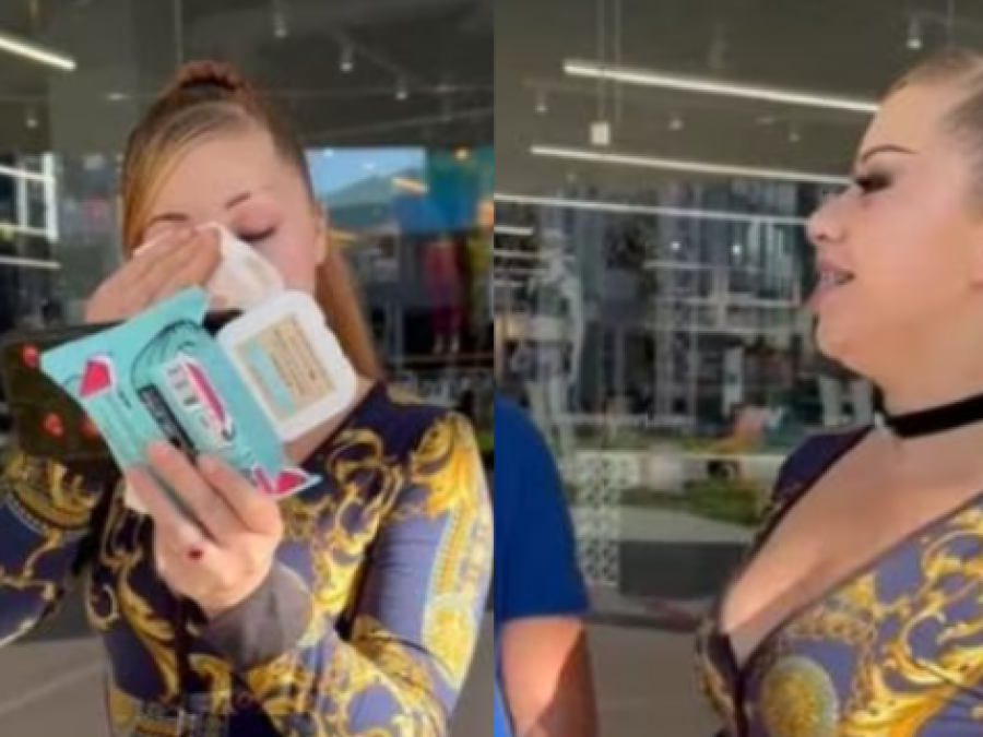 Una joven aceptó desmaquillarse por dinero y su pareja la dejo al verla con la 'cara lavada'