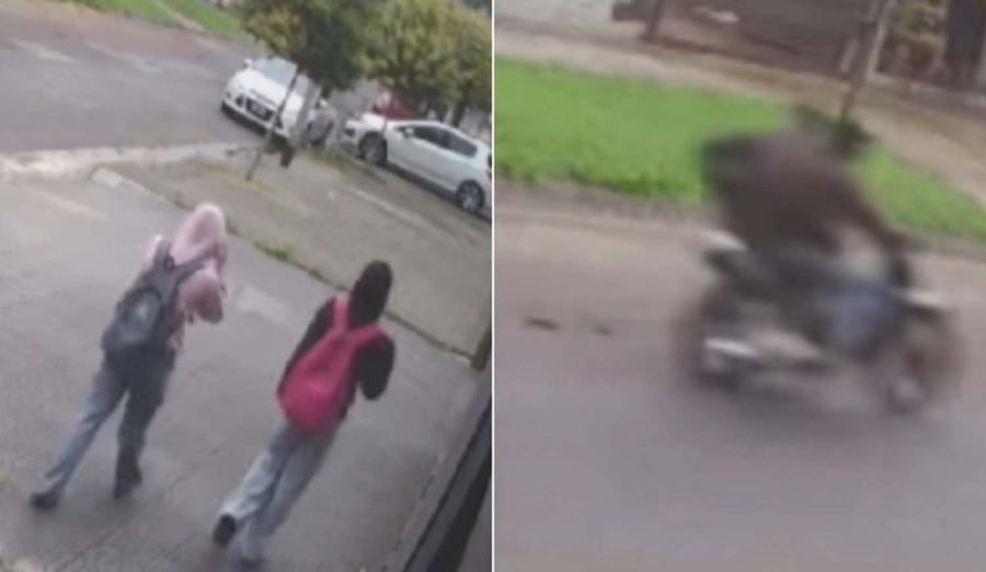 Motochorros atacaron a dos menores que iban a la escuela en Los Hornos