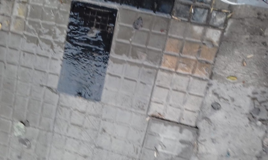 Una pérdida de agua en La Plata lleva más de un mes