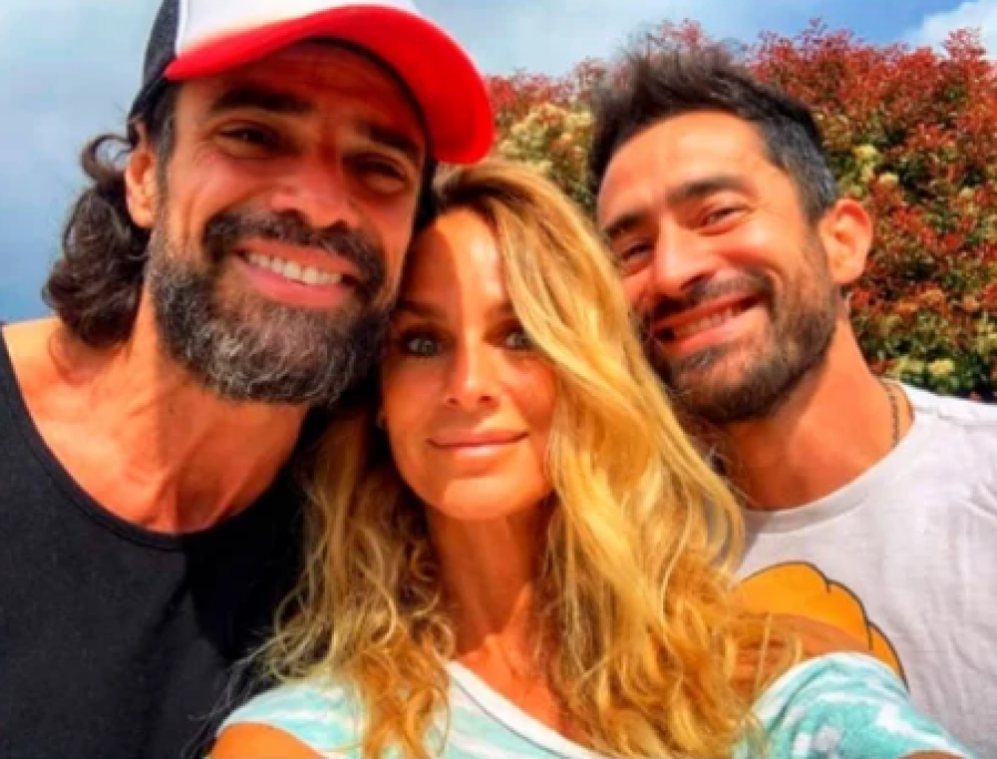 Sabrina Rojas publicó una foto junto al Tucu López y Luciano Castro