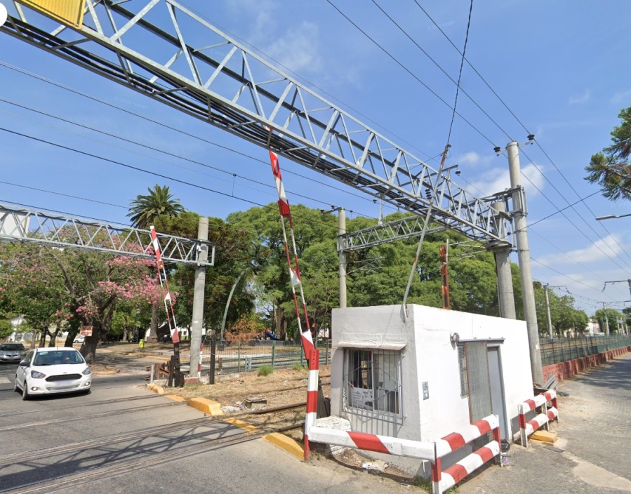 Fuerte choque en las vías del tren