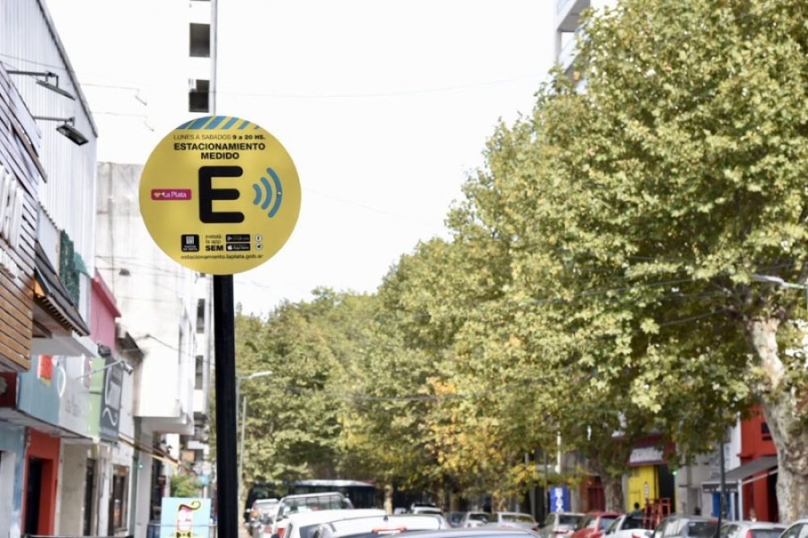 Por el Día del Empleado de Comercio, no habrá Estacionamiento Medido en La Plata durante todo el lunes