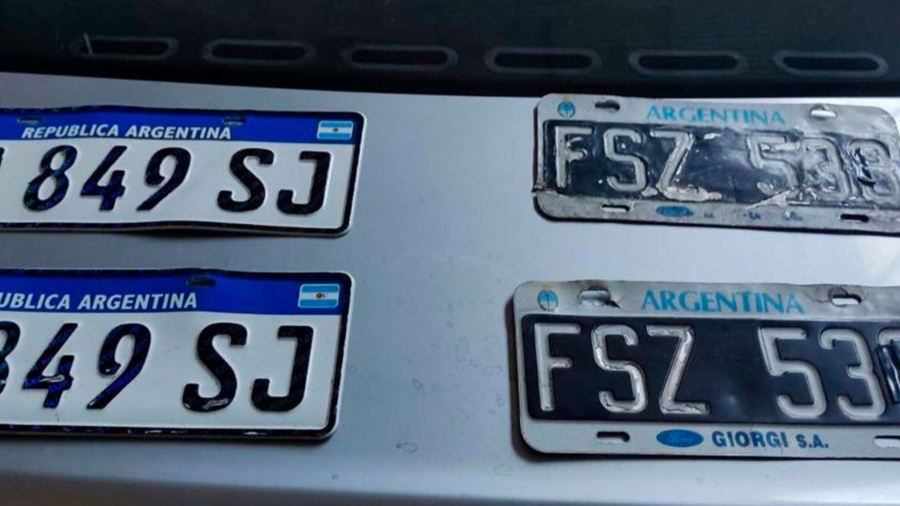 Revelaron que en Argentina hay más de 80 mil vehículos circulando con patentes falsas