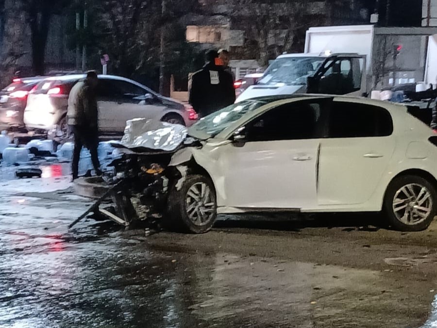 Impactante choque tuvo lugar en el cruce de 4 y 32