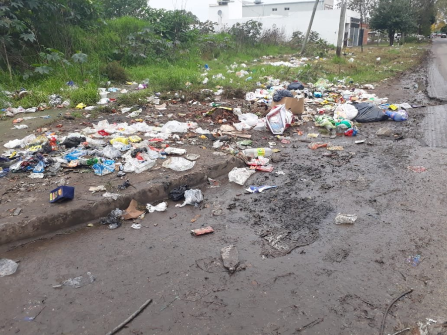 En Altos de San Lorenzo pusieron el grito en el cielo por un gran basural: ”Una vergüenza”