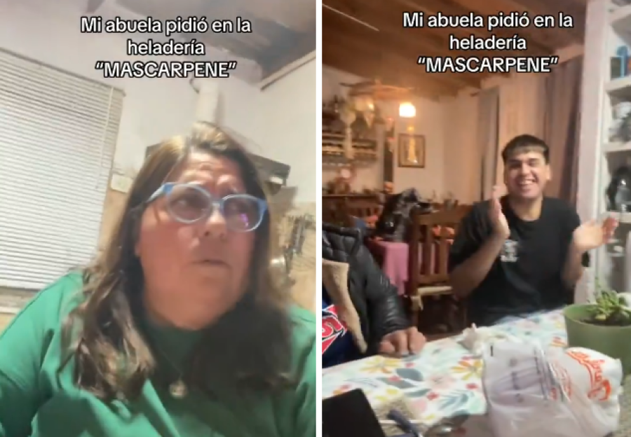 Una abuela pidió helado de ”marcarpene” y sus nietos se descostillaron de risa: ”Ya está, demasiado ya”