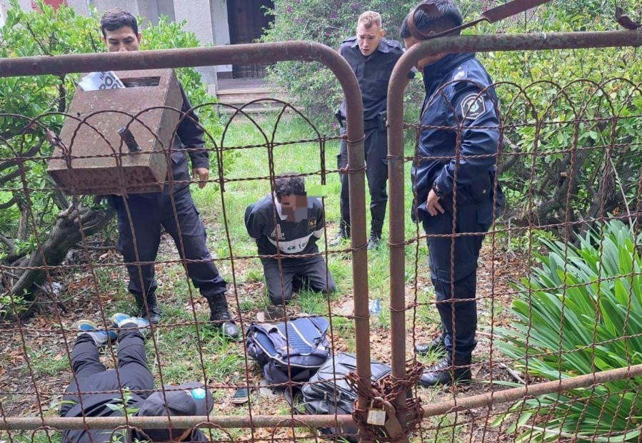 Dos sujetos ingresaron en una casona de La Plata para llevarse un jarrón antiguo y 12 platos de porcelana