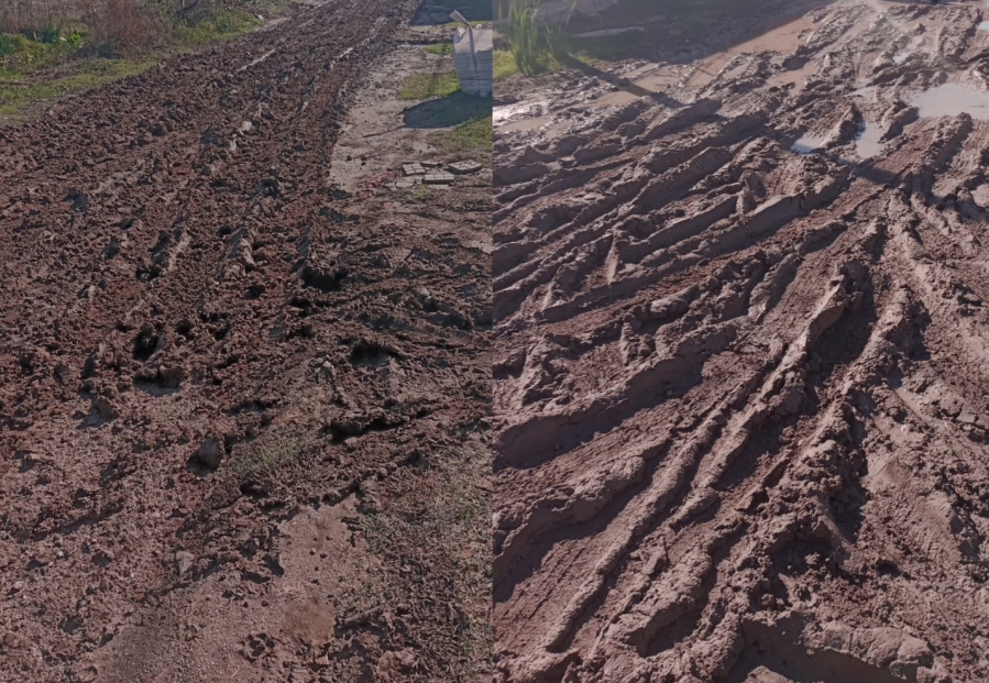 Vecinos de Barrio Aeropuerto se quejan por el estado de las calles