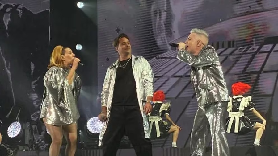 Chano sorprendió a los fans de Miranda! y cantó en vivo 'Mentía'