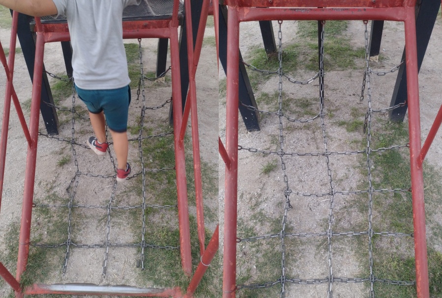 ”Por favor arreglen las cadenas”: Denuncian el pésimo estado de los juegos del Parque Alberti de La Plata