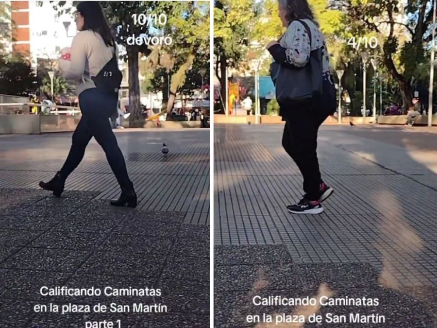 Se sienta en las plazas platenses a ver gente pasar y califica sus caminatas: ”voy a caminar bien, por las dudas”