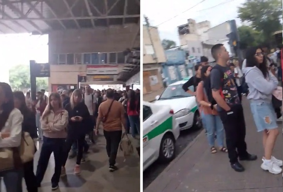 El infierno de viajar a Capital Federal en colectivo: las filas se extienden por fuera de la Terminal de La Plata