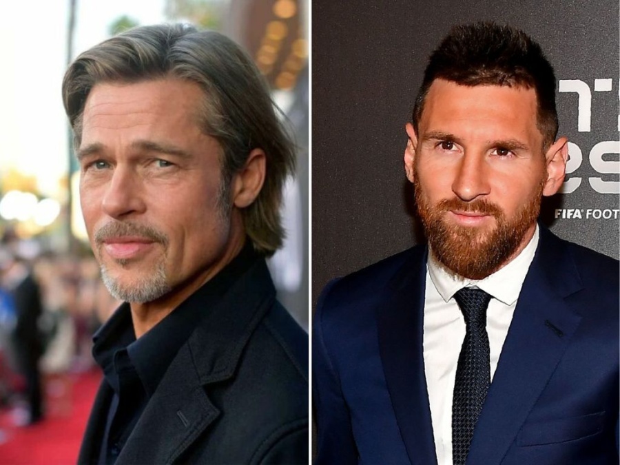 Brad Pitt dijo que Messi ” tardó en brillar” y las redes no lo perdonaron