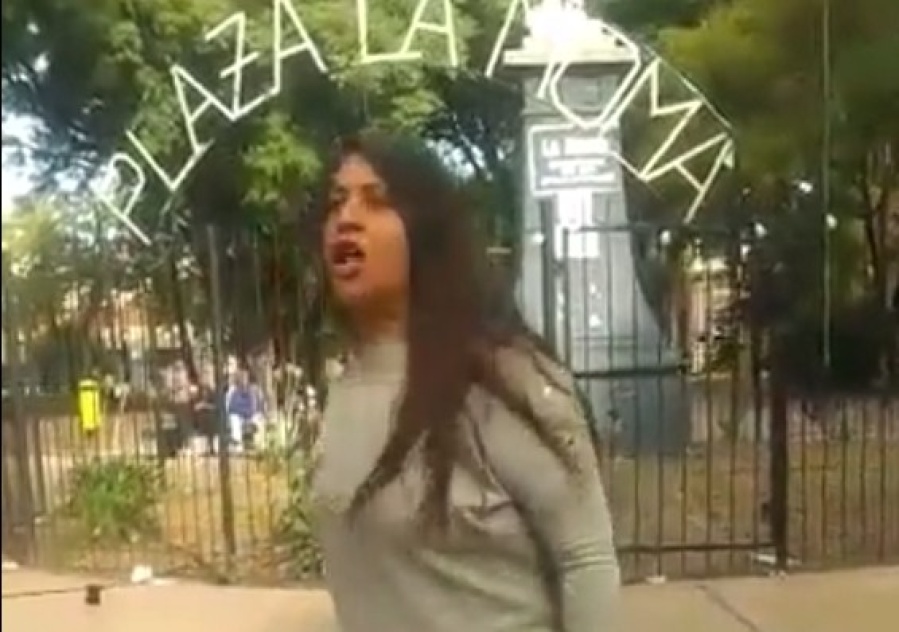 ”El pu... es pu...”: Una mujer platense se desequilibró y atacó a un grupo de personas del colectivo LGBTIQ