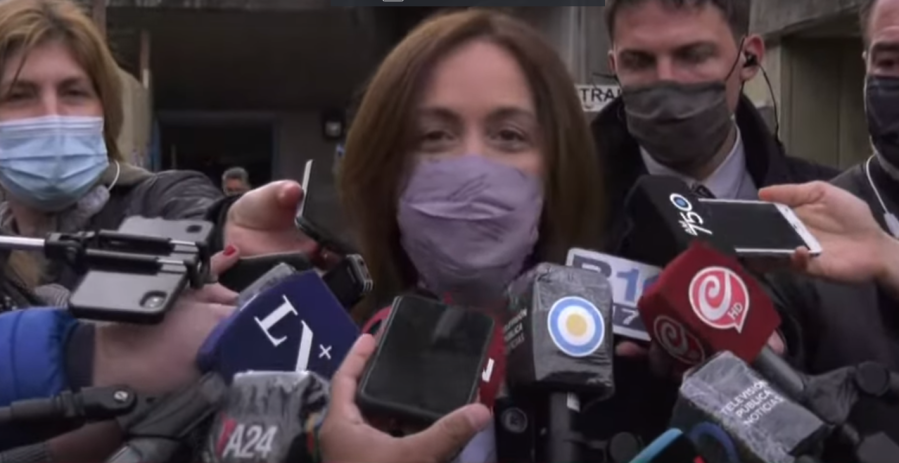 Votó María Eugenia Vidal: ”Vayan a votar tranquilos”