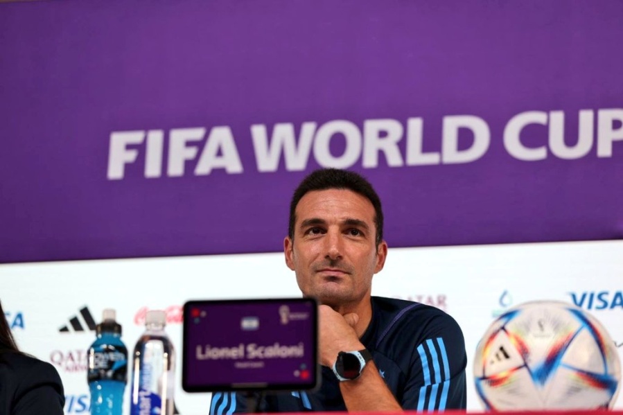 Lionel Scaloni: ”No vamos a cambiar nuestra forma de jugar por lo que pasó el martes”