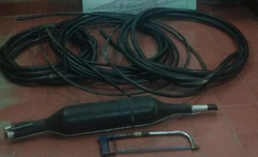 Robaron cables en La Plata y cuando los detuvieron se vivieron momentos de mucha tensión