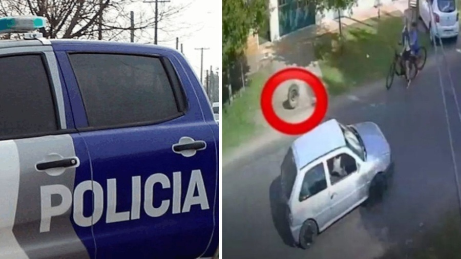 Una rueda se desprendió de un auto en La Plata, el dueño se dio a la fuga y casi termina en tragedia