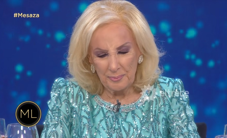 Mirtha Legrand se emocionó y rompió en llanto durante su vuelta a la televisión con un homenaje