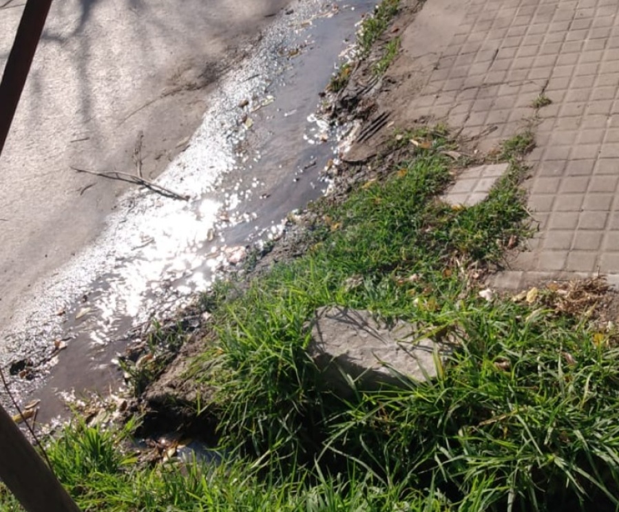 Por una pérdida de agua, una familia de Barrio Hipódromo no puede lavarse ni los dientes