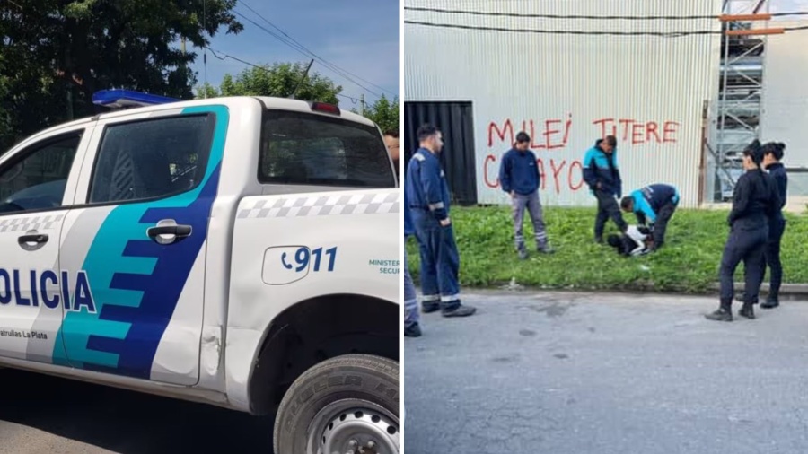 La policía detuvo a un joven que robaba en manada en La Plata y casi lo linchan unos automovilistas